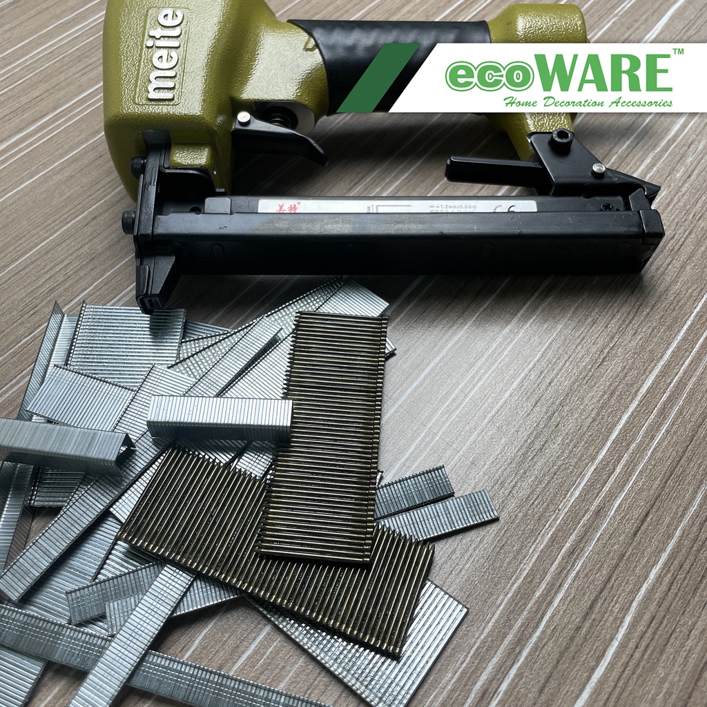 ecoWARE 2500pcs Pneumatic Air Staple Nail For T Type Nailer Brad Nailer