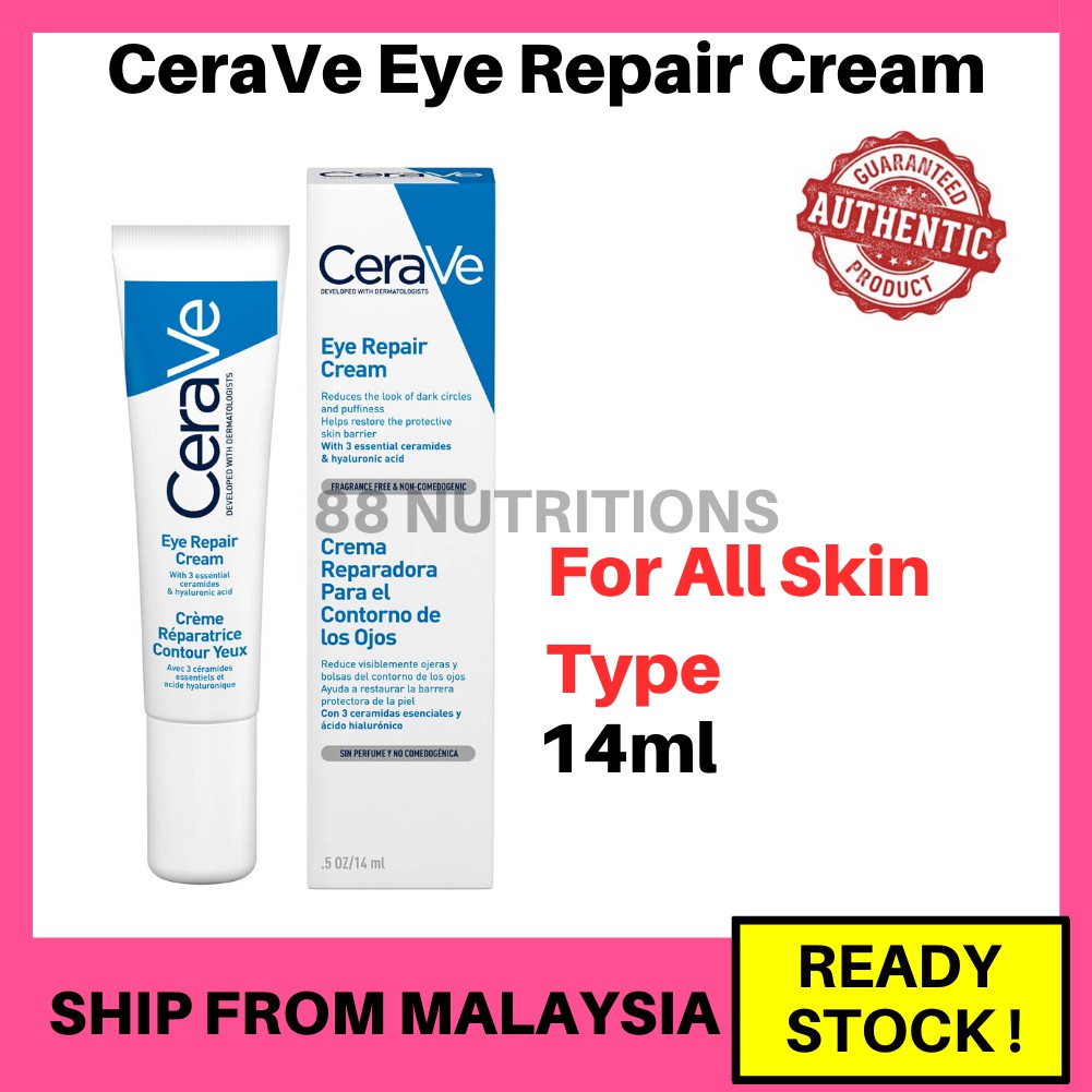 CeraVe Eye Repair Cream (14ml) Shopee Malaysia