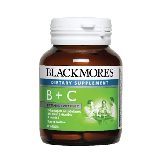 Blackmores Vitamin B Plus C Tablets (30s) Shopee Malaysia