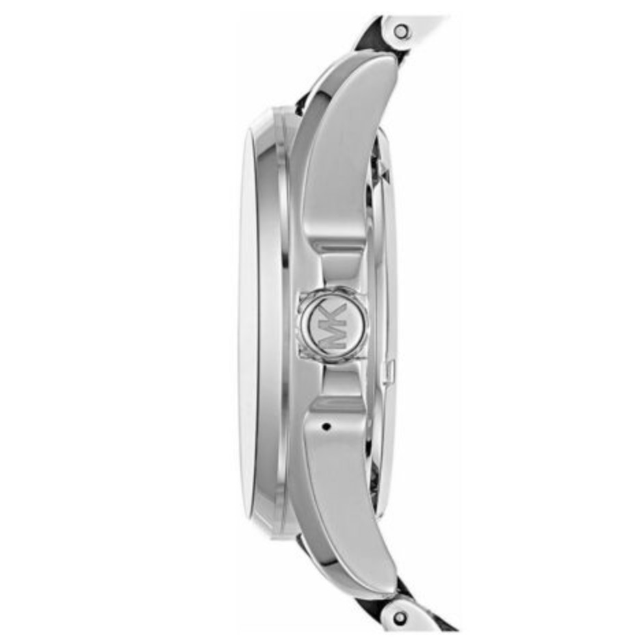 michael kors access unisex 45mm silvertone bradshaw