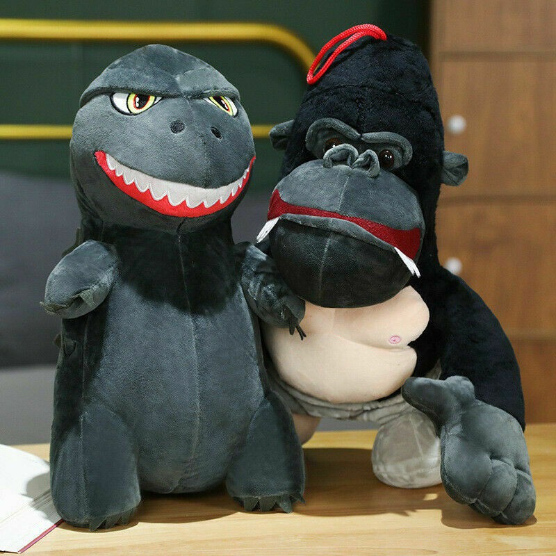50cm Godzilla vs Kong Plush Toy Monster King Kong Soft Stuffed Doll Monster Cute Gift Shopee