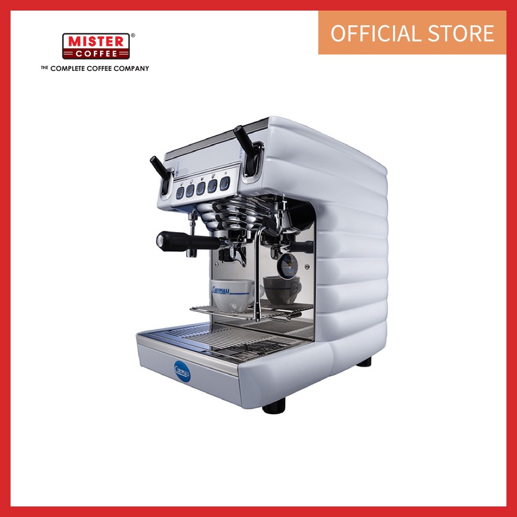 Carimali Bubble 1 Group Semi Auto Coffee Machines for Home, Restaurant and Cafe by Mister Coffee