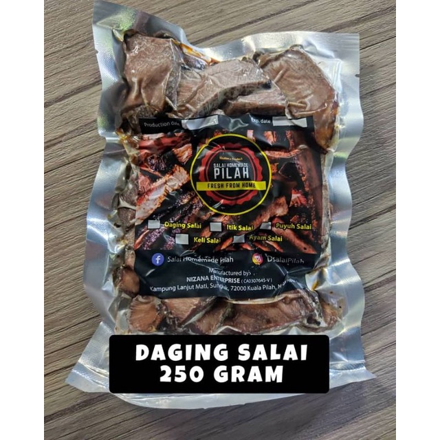 Buy 250 Gram Daging Salai Dsalaipilah Original Kuala Pilah Seetracker Malaysia