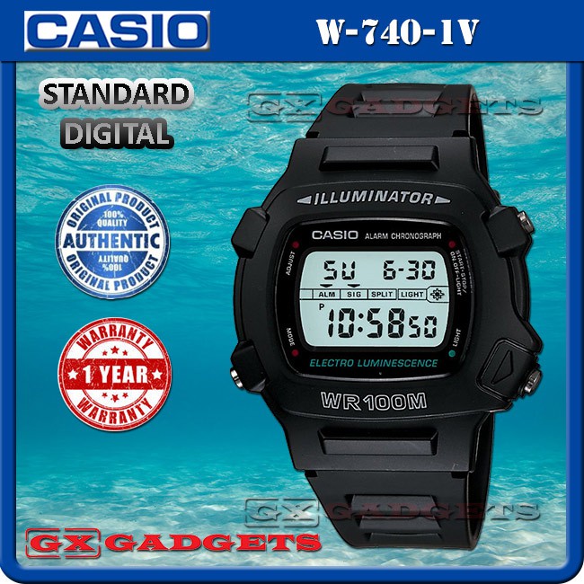 casio w 740