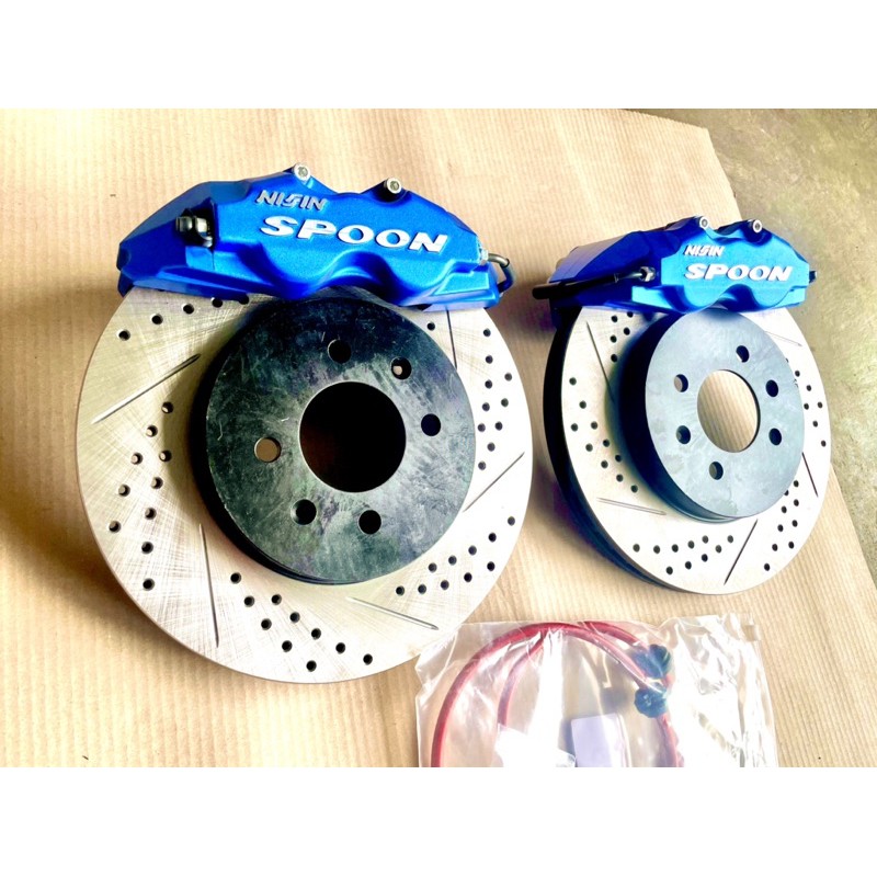 Spoon Sports Twin Block Brake Calipers (Civic/CRX/Del Sol/Integra