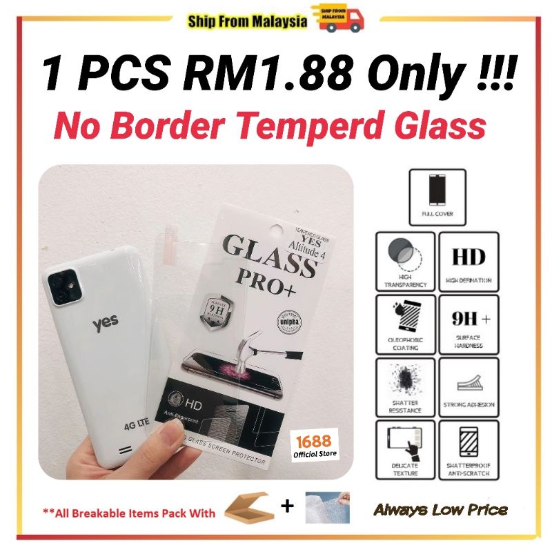 YES Altitude 4 TEMPERED GLASS Shopee Malaysia