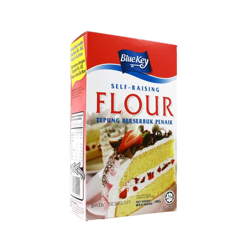 Self Raising Flour Tepung Naik Sendiri Bluekey Tepung Kek 1kg 自发面粉 Shopee Malaysia