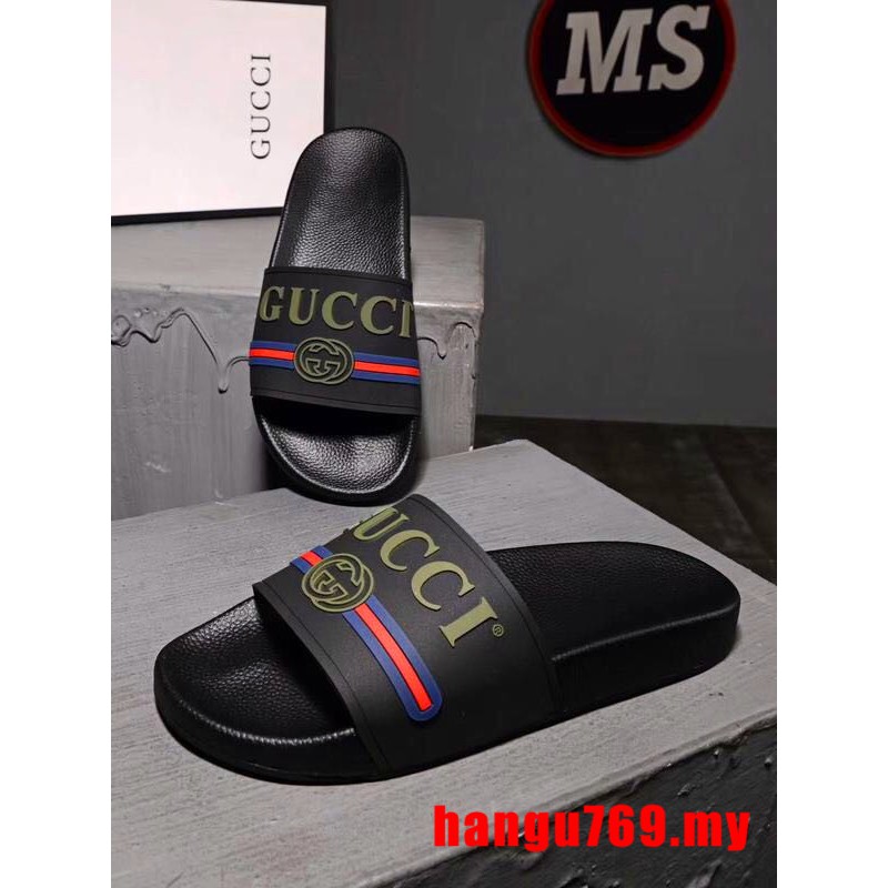 all black gucci sandals