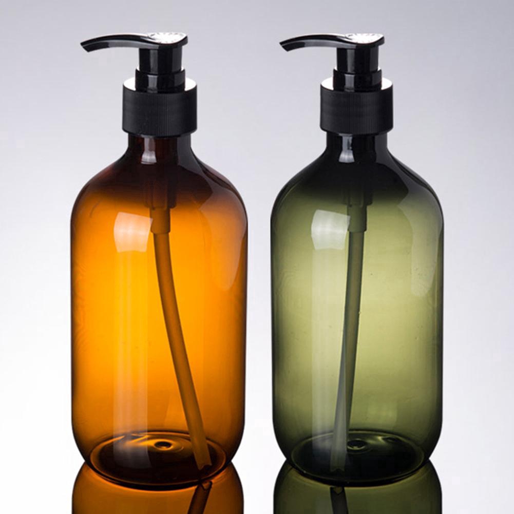 300ml /500ml Portable Travel Green Empty Pump Bottles / Bathroom Gel