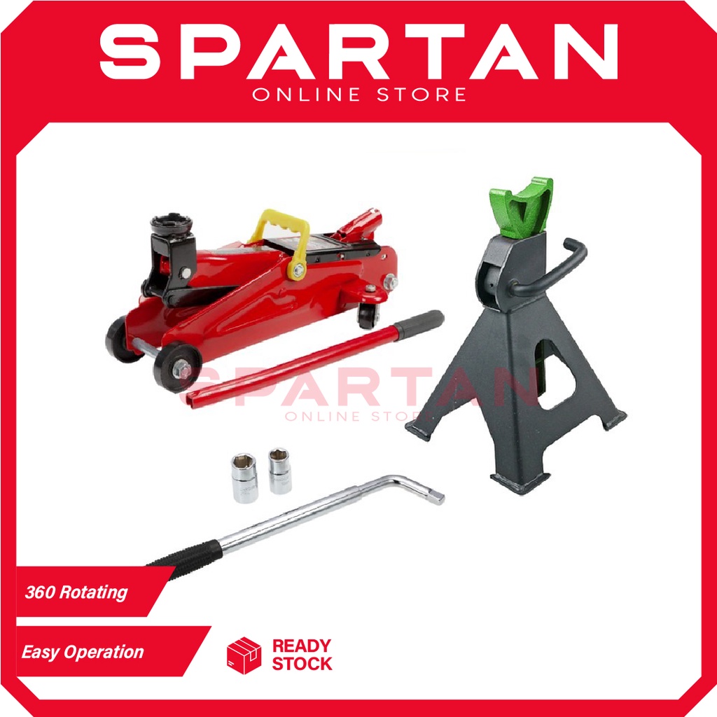 2 Ton Hydraulic Trolley Floor Jack Auto Repair Tools Car Tyre Change