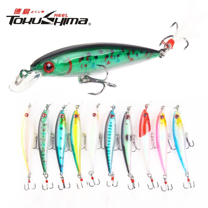 11cm//14g fishing lure artificial crank bait floating wobbler with two hooks KQ