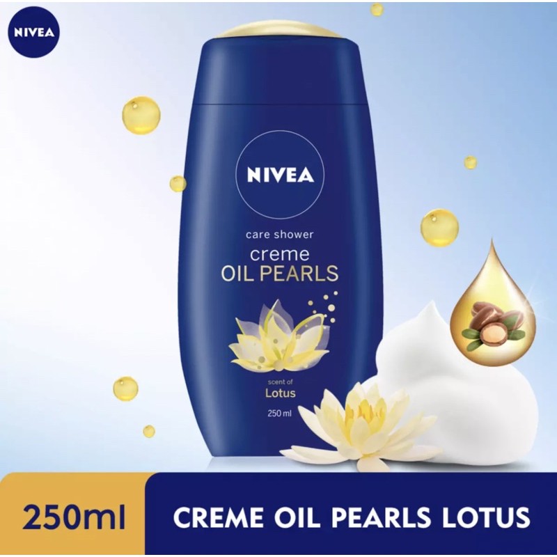 CLEARANCE***Nivea Bath Care Shower Cream Cherry Blossom/ Lotus (250ml