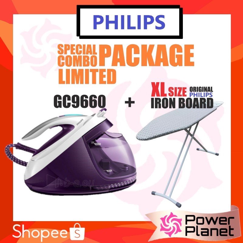 ( Orignal Philips XXL Iron Board GC221) Philips GC9660/36 Steam