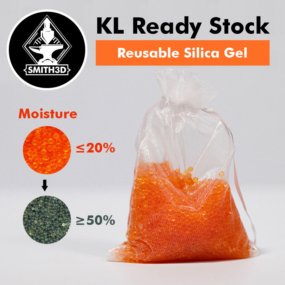 Silica Gel Pack Reusable Color Indicating Rechargeable Desiccant For