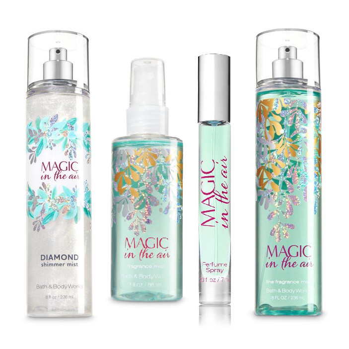 Bath and body works MAGIC IN THE AIR Fine Fragrance Mist perfume range ...