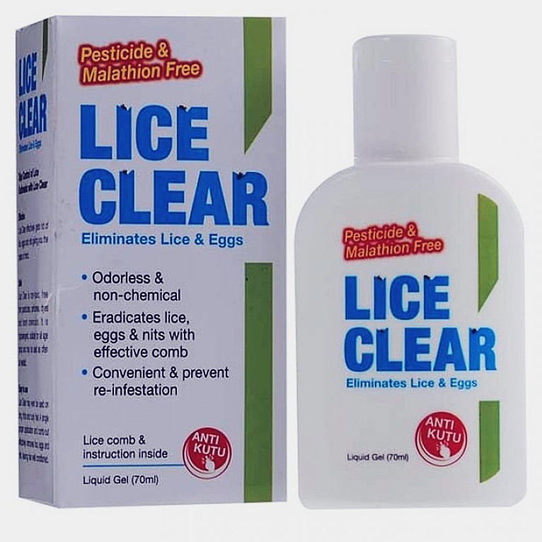 Lice Clear Eliminates Lice Eggs 70ml Shopee Malaysia