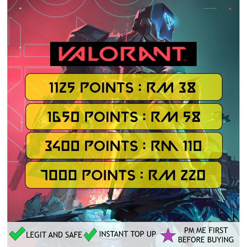 VALORANT POINT | VALORANT | TOP UP VALORANT | VALORANT POINTS CHEAPEST ...