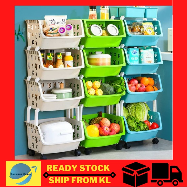 [Ready Stock - Malaysia] Enlarge Store-Stackable Plastic Kitchen ...