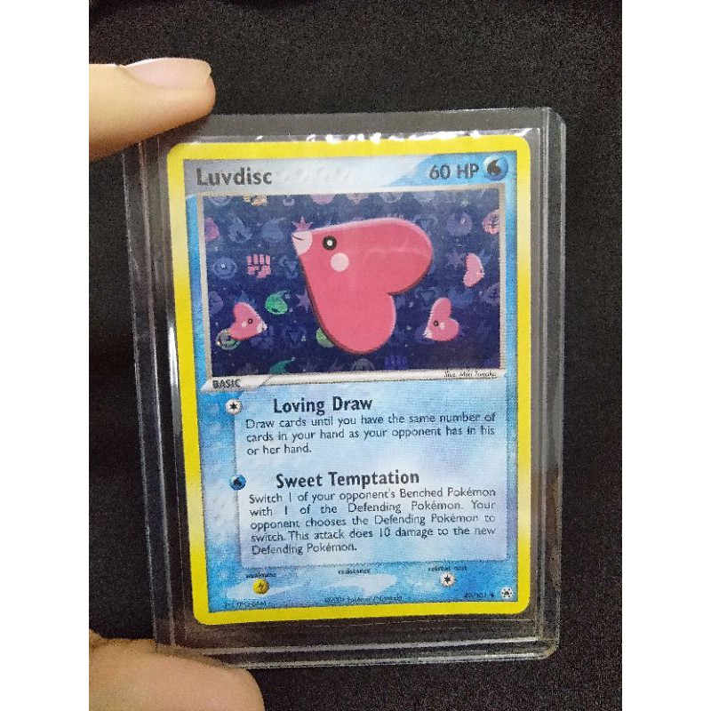 Luvdisc 40/101 - Holo Rare ( Original Pokemon Cards) | Shopee Malaysia