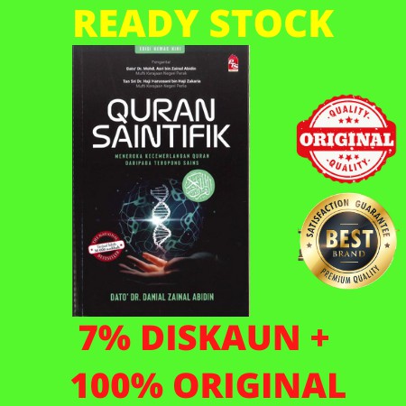 100 Original Pts Quran Saintifik Edisi Milennia Ready Stock Dijamin Baru Shopee Malaysia