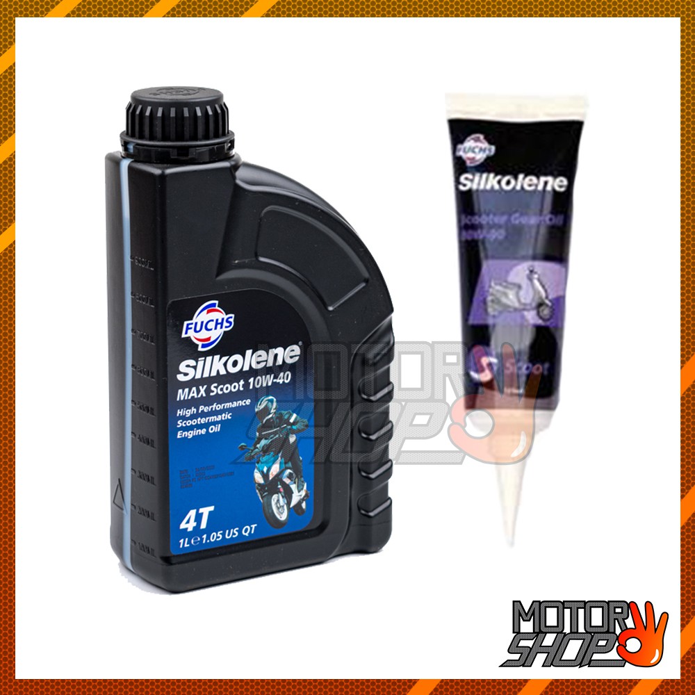 Buy 10W40 SILKOLENE SIKOLENE Scooter MAX 4T Engine Oil u0026 Gear Oil 