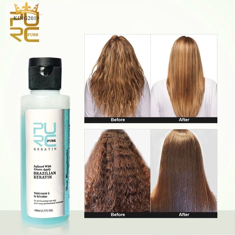 Purc 3 7 Apple Straight Hair Repair Damaged Hair Curly Hair