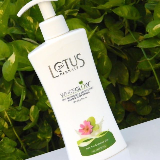 lotus whitening and brightening body lotion