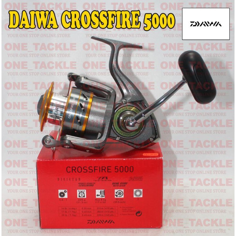 24h Ships Daiwa Crossfire Spinning Reel 4000 5000 Shopee Malaysia