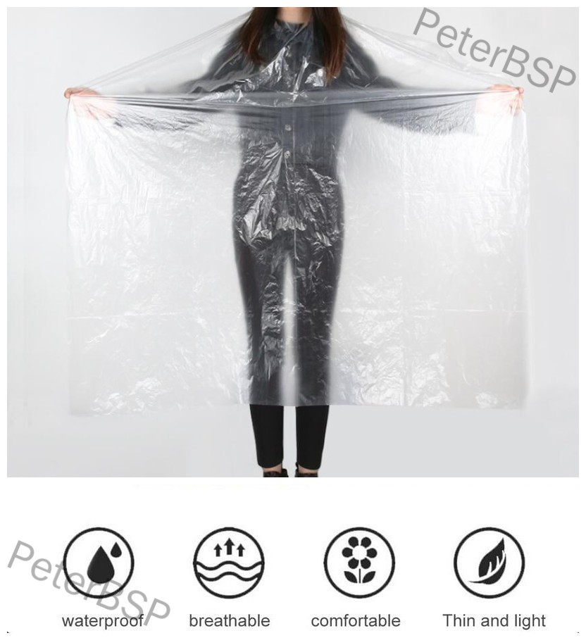 PeterBSP 50Pcs Disposable Bib Hair Cutting Cape Salon Gown/Hair Cut Cutting Salon Stylist Cape