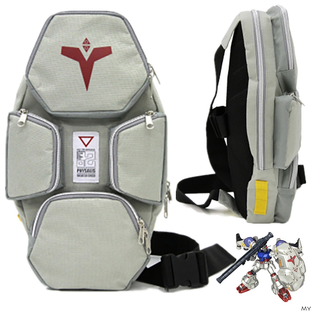 JINN Anime GUNDAM Production 02 Physalis RX-78 GP02A Shield Cosplay Student School Waist Messenger Bags Arm Single Shoulder Bag MY