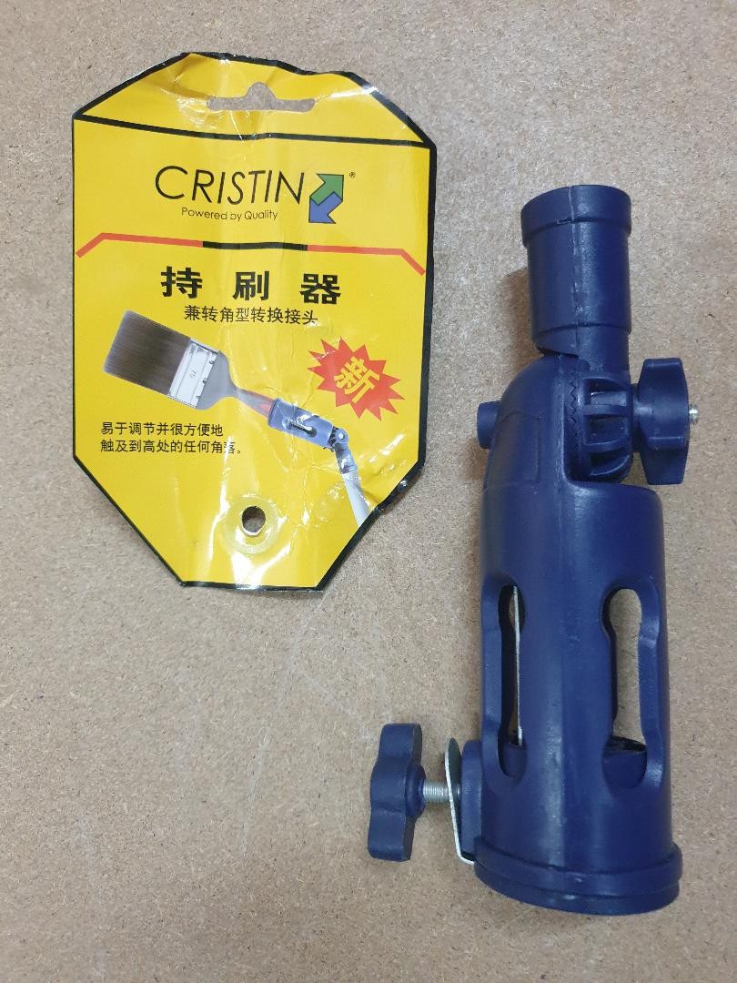 Cristin Essentials Paint Brush Holder Adaptor With Adjustable Angles For Extension Poles Shopee Malaysia