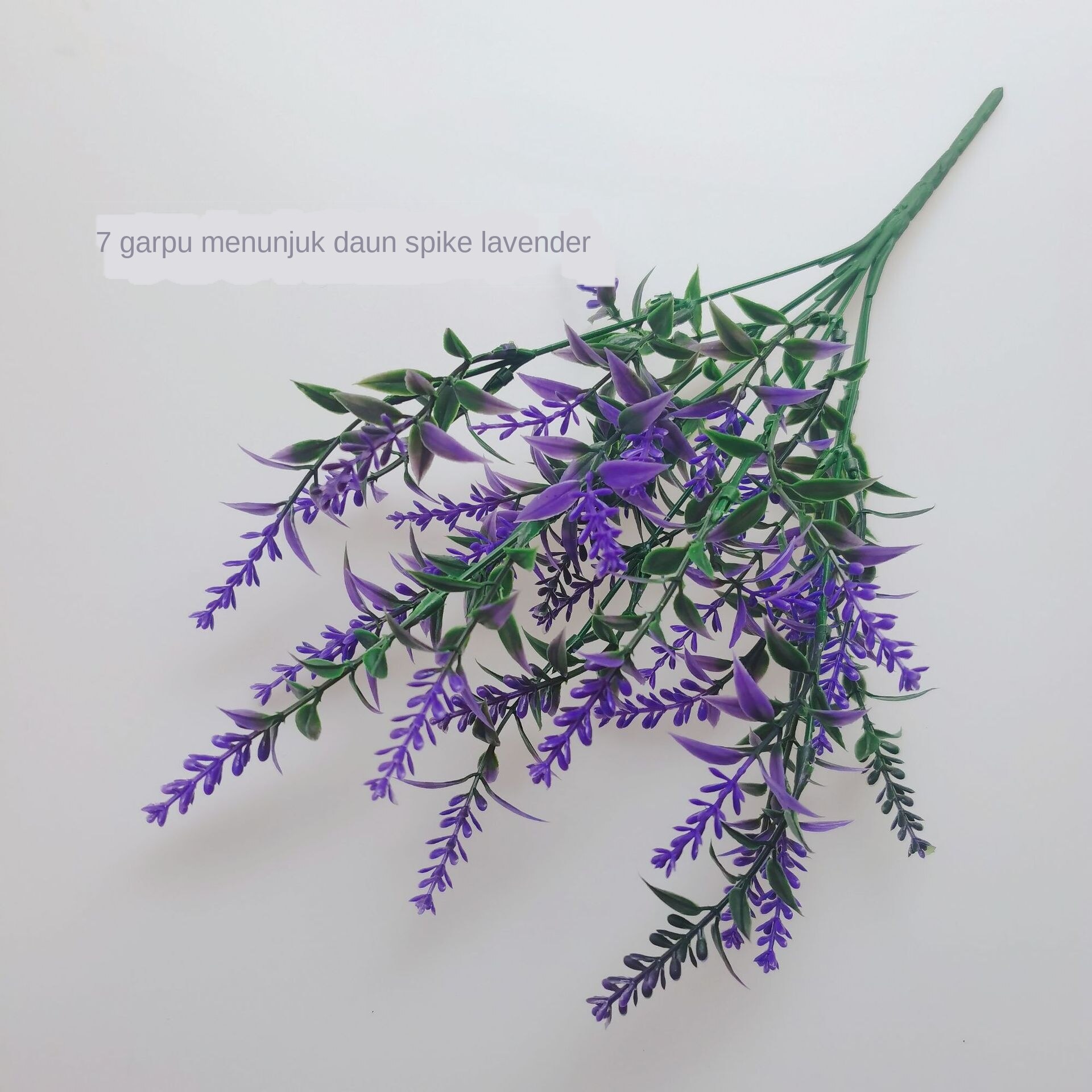 Hot Selling Simulasi Sejambak Simulasi Tumbuhan Hijau Tumbuhan Pasu Bunga Simulasi Tumbuhan Bunga Bunga Dinding 7 Kepala Lavender Daun Tajam Spike Decoration Gift Photography Hand Tied Bouquet Shopee Malaysia