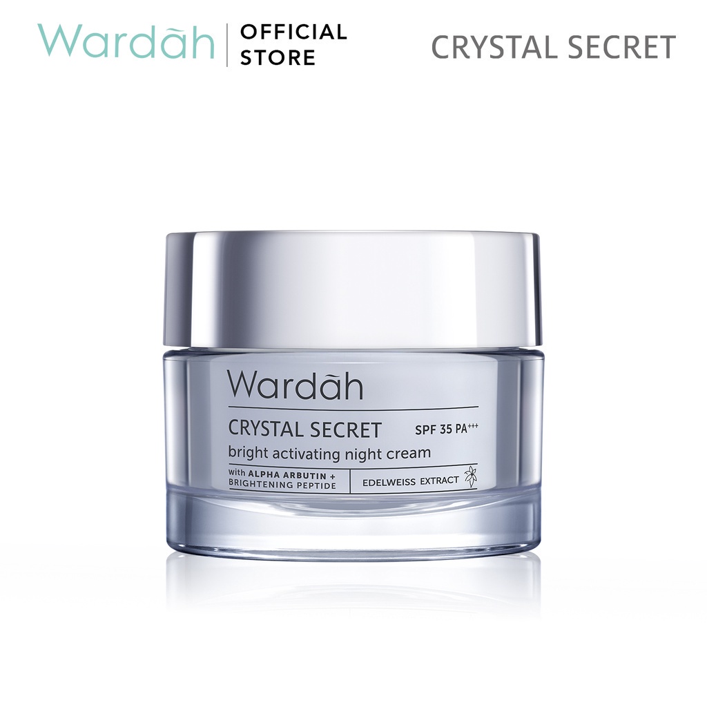 Wardah Crystal Secret Bright Activating Night Cream (30g) | Shopee Malaysia