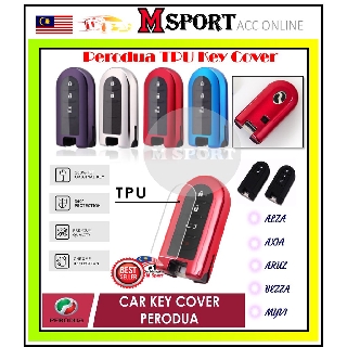 Perodua Chrome Reflection TPU Car Key Cover MYVI BEZZA 