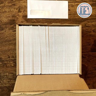 4" x 9" Long White Envelope Window / Sampul Surat Putih ...