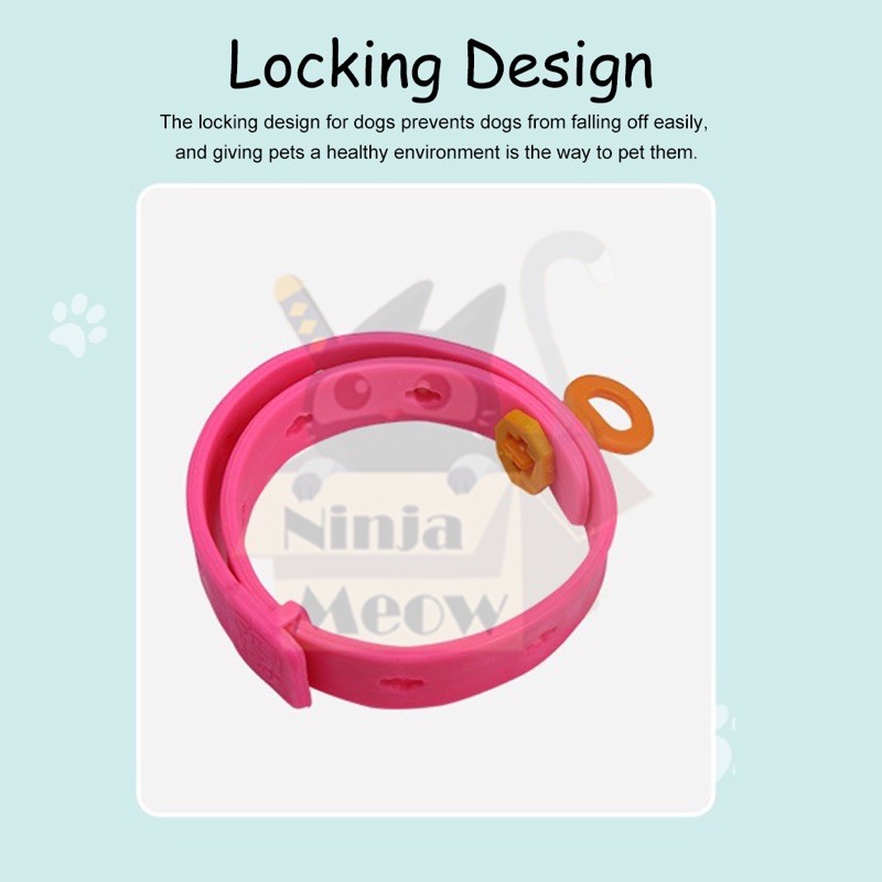 Buy Cat Dog Pet Anti Flea Prevention Collar Kolar Ubat Kutu Kucing 