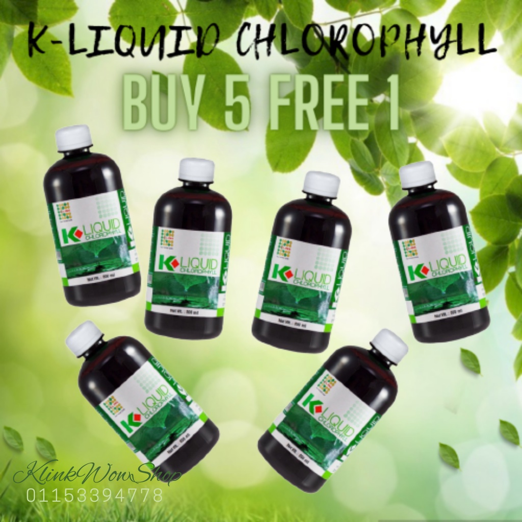 BUY 6 FREE 1 ORIGINAL K Chlorophyll Kloropil Minuman Herbal Semulajadi