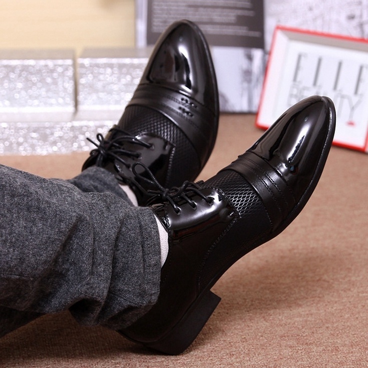 Wedding Men Groom British Men S Fashion Business Shoes Comfortable