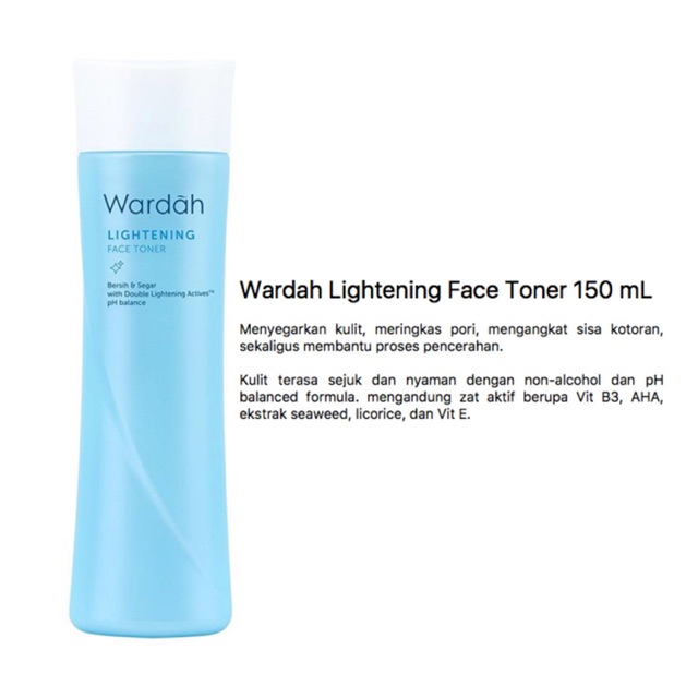 toner wardah lightening