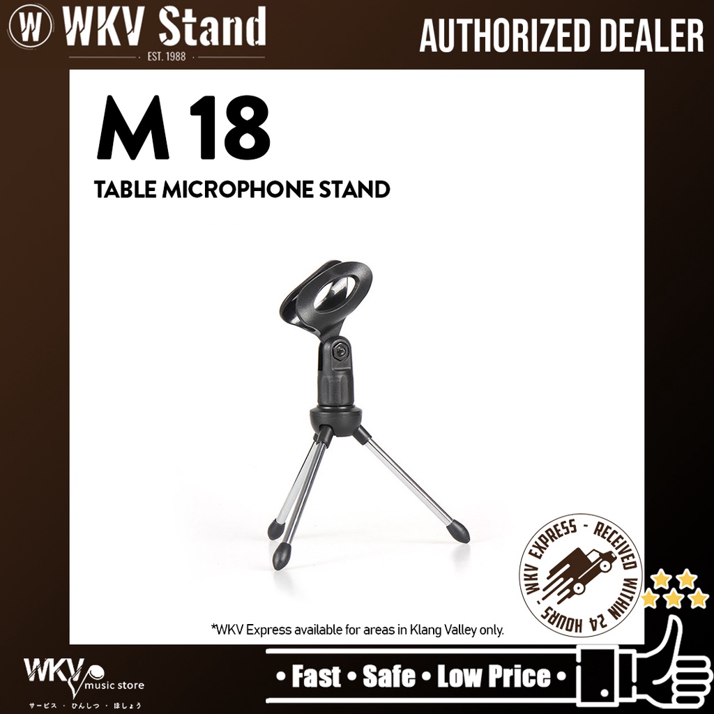 WKV Stand M18 Table Microphone Stand professional instrument mic stand Shopee Malaysia