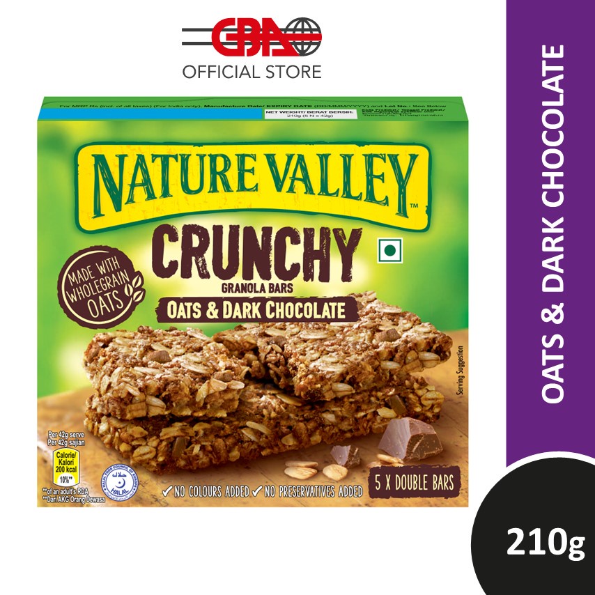 Nature Valley Crunchy Oats & Dark Chocolate 5s x 42g Shopee Malaysia