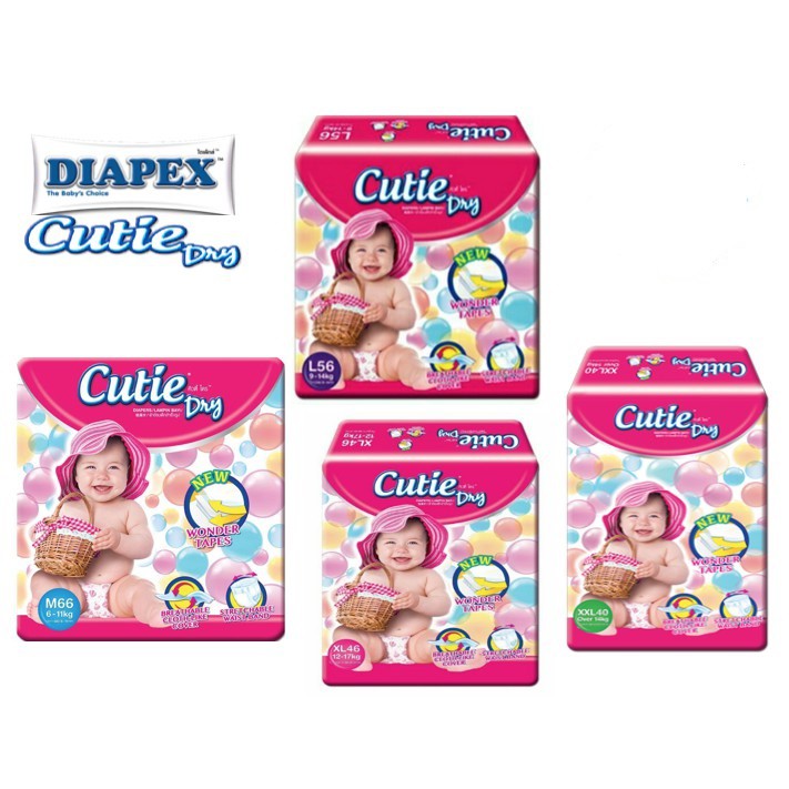 cutie dry pampers