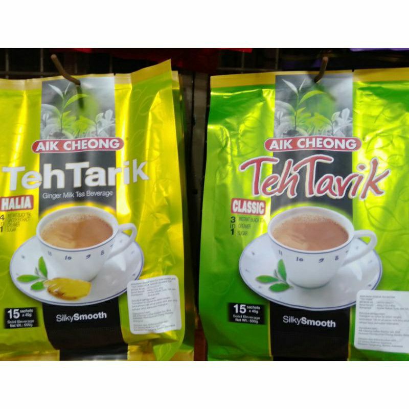 Tea tarik Aik Cheong Malaysia Classic dn Halia Pack Of 15pc | Shopee ...