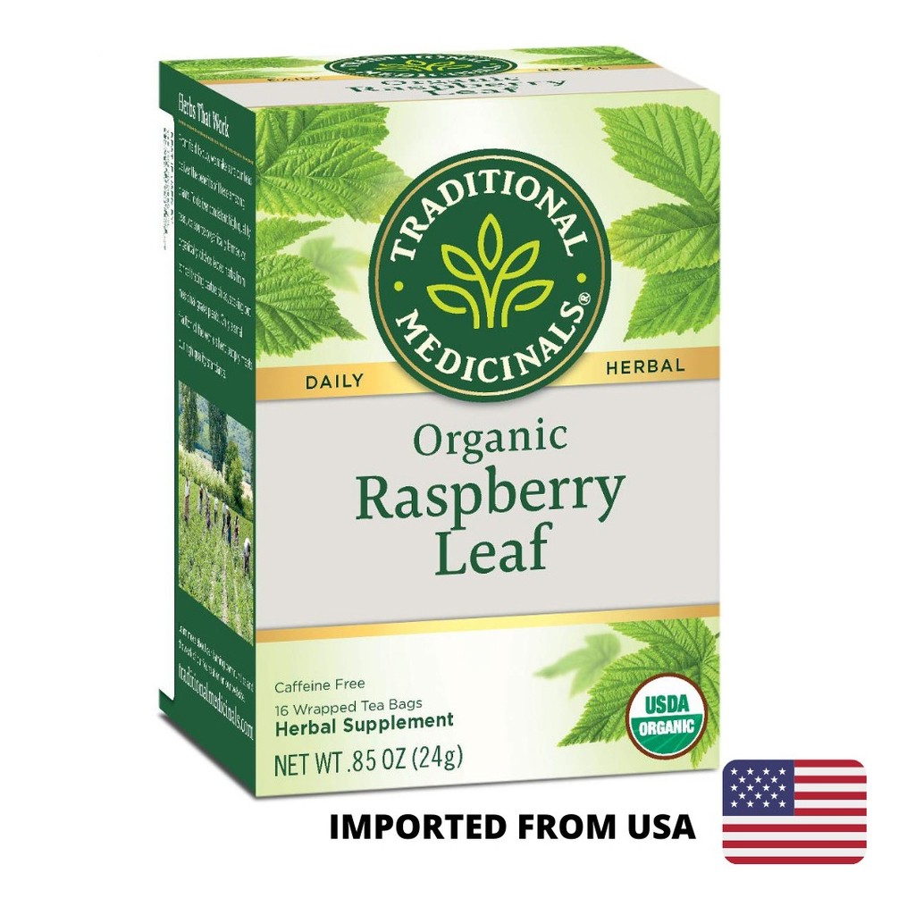 Traditional Medicinals Organic Raspberry Leaf Tea 1 Box 16 Sachets Ready Stock Shopee 6532