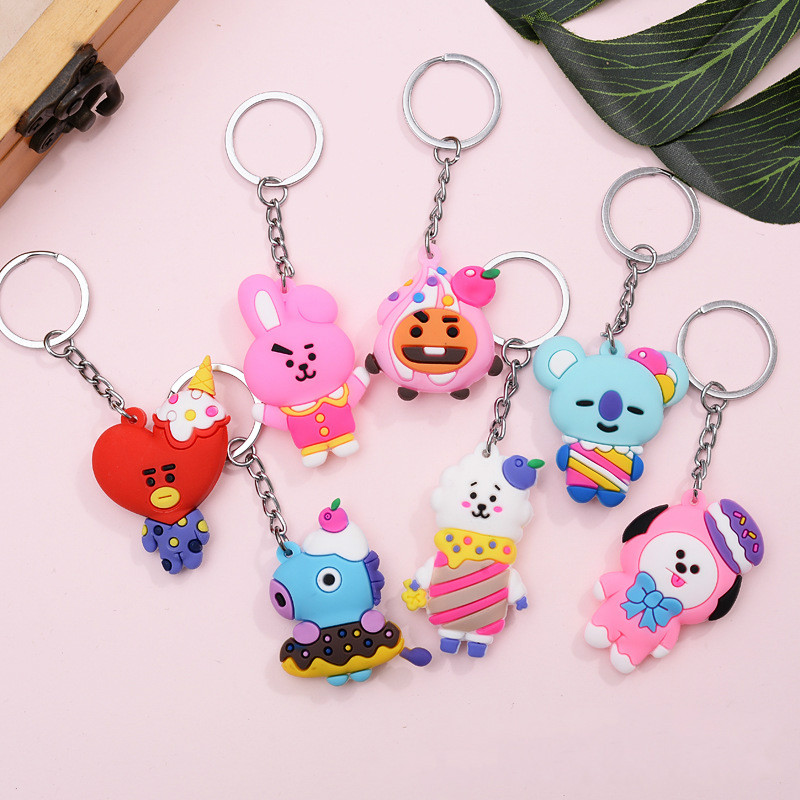  fansdreamland Kpop Idol Keychain BTS  BT21 Barang  Bts  