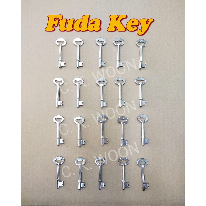 Part1(READY STOCK) FUDA Lock for Metal Door KEY ONLY/Kunci Pintu Grill