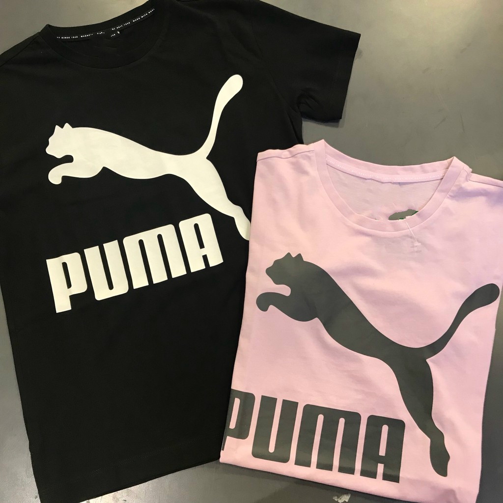 black and pink puma shirt