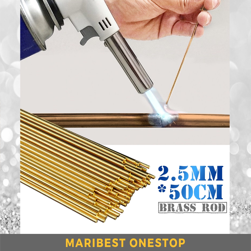 2.5MM X 500MM Brass Wire Welding Rod Electrode Soldering Stick Low