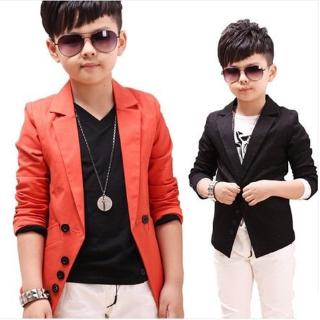 New Kids Casual Suits Jacket Boys Korean Style Blazer Children