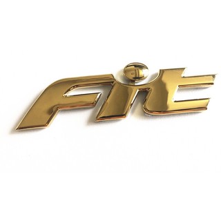 Logo Honda jazz gd fit 4wd gold emblem logo